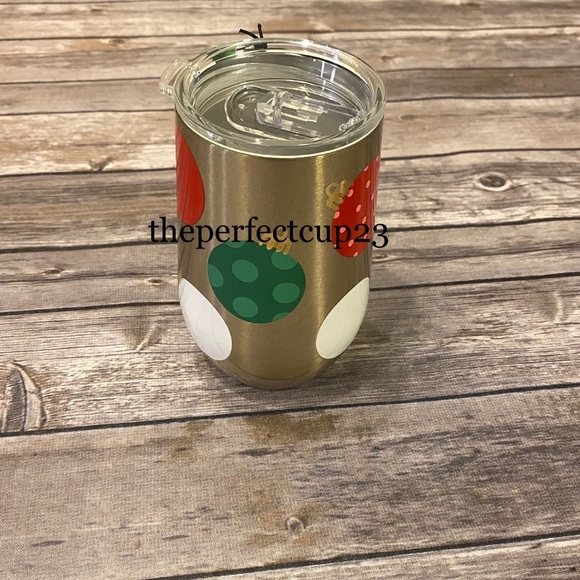 kate spade Dining Kate Spade Holiday Ornament Tumbler With Lid Poshmark